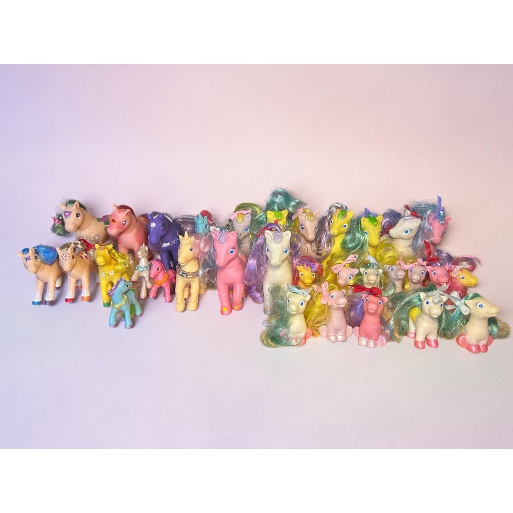 MLP My Little Pony *Fakies* Various Sizes Lot of 32 Vintage Early 80's and 90s